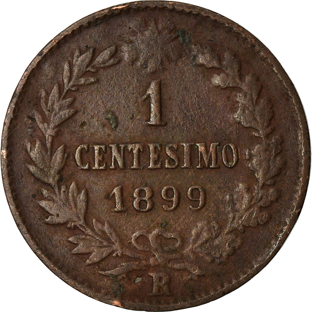 Coin, Italy, Umberto I, Centesimo, 1899, Rome, EF(40-45), Copper, KM:29