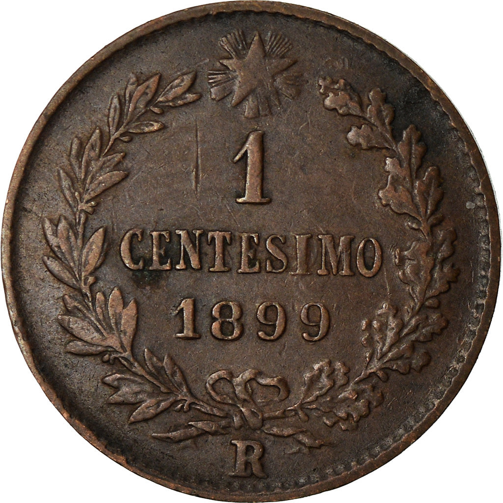 Moneta, Italia, Umberto I, Centesimo, 1899, Rome, SPL-, Rame, KM:29