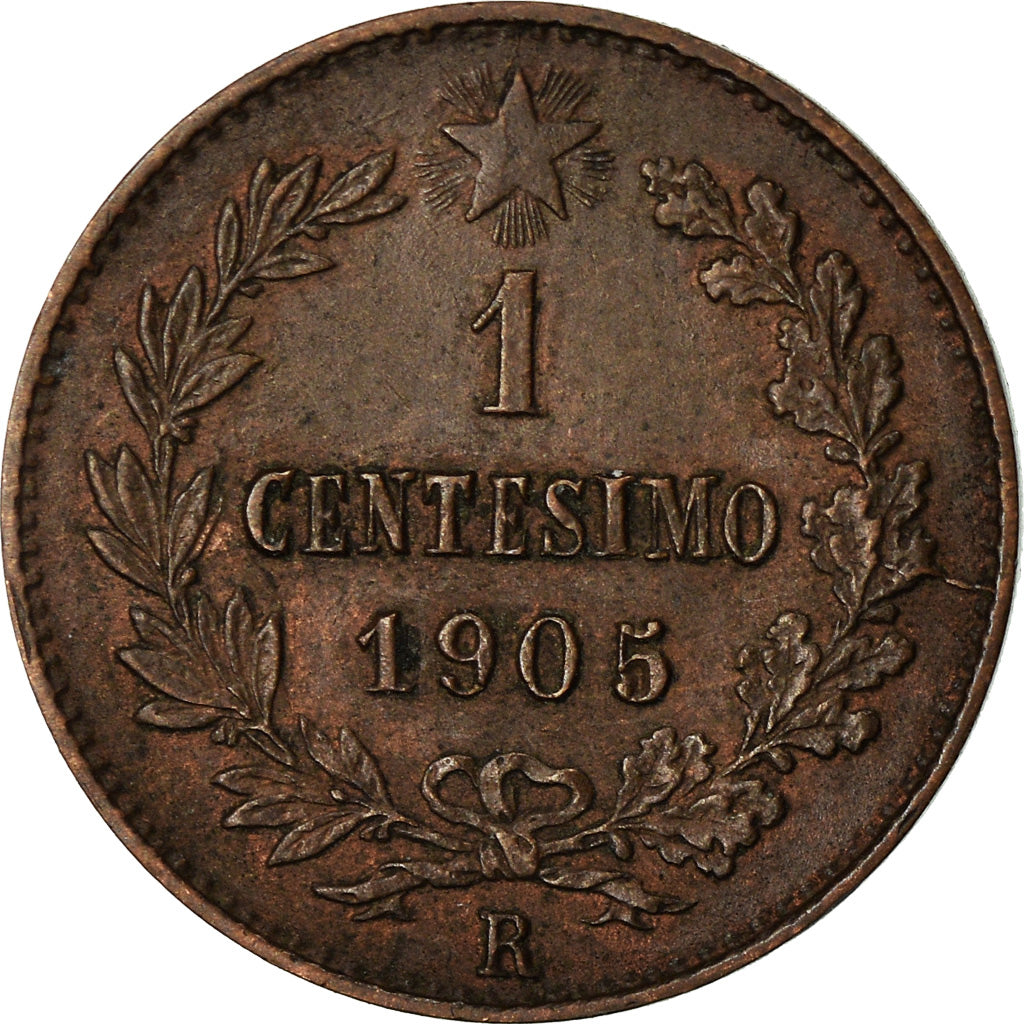 Monnaie, Italie, Vittorio Emanuele III, Centesimo, 1905, Rome, SUP+, Bronze