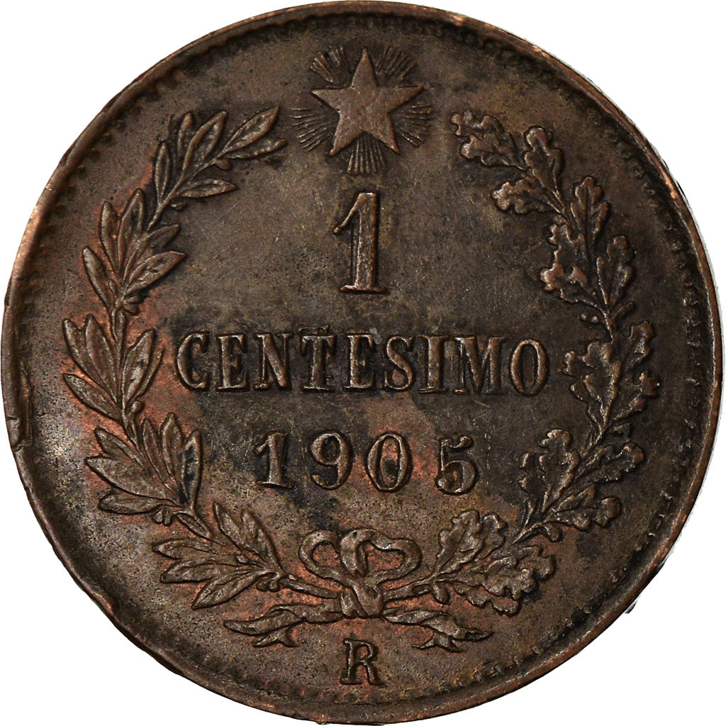Monnaie, Italie, Vittorio Emanuele III, Centesimo, 1905, Rome, SUP+, Bronze