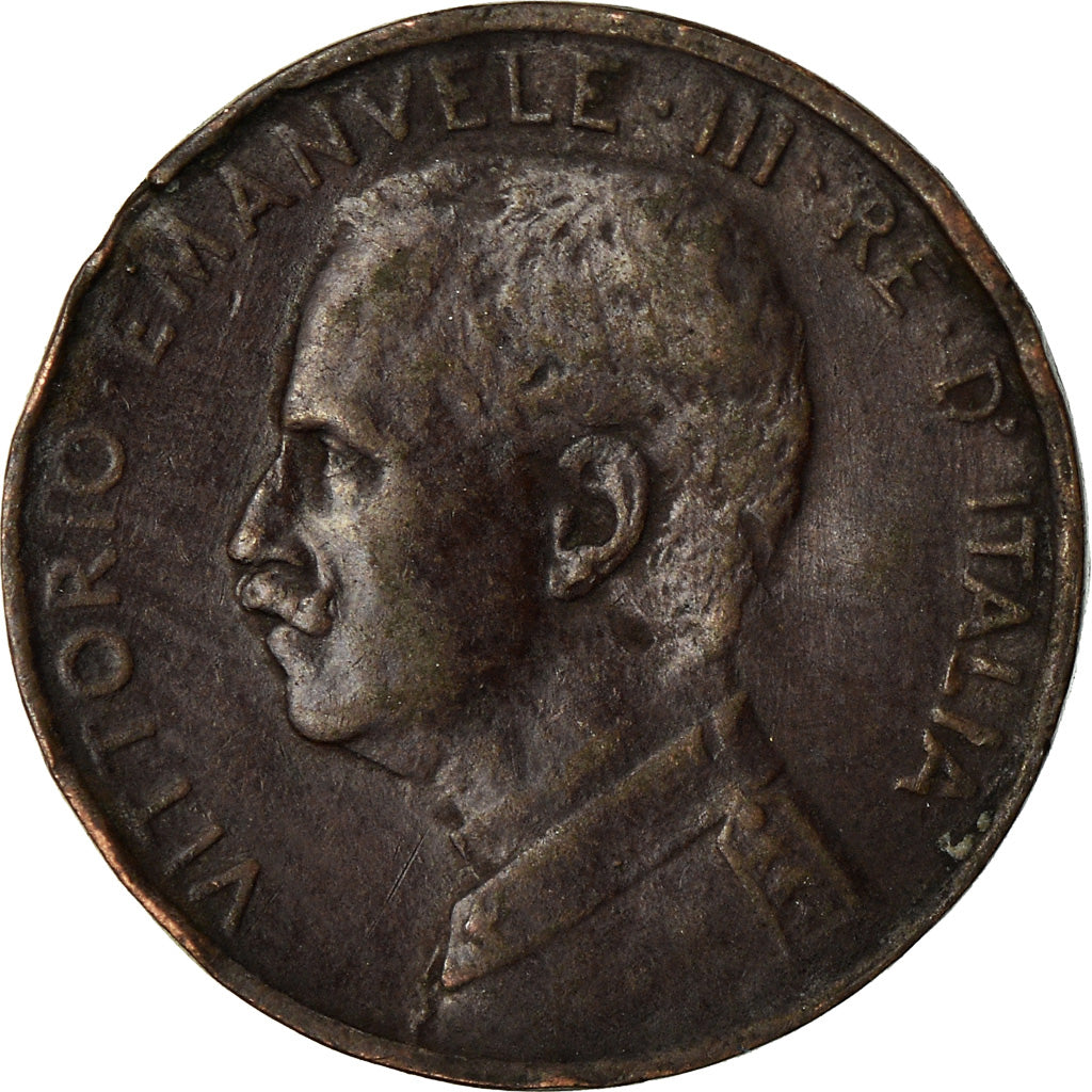 Coin, Italy, Vittorio Emanuele III, Centesimo, 1912, Rome, VF(20-25), Bronze