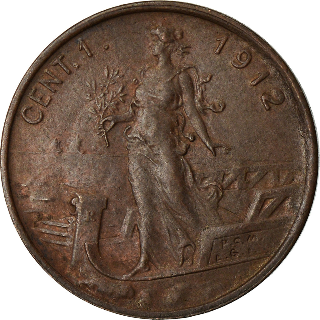 Münze, Italien, Vittorio Emanuele III, Centesimo, 1912, Rome, VZ, Bronze, KM:40