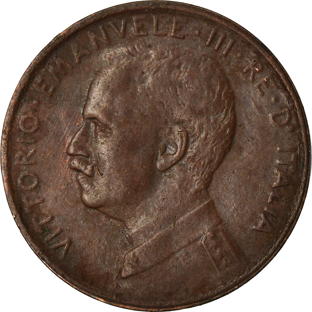 Monnaie, Italie, Vittorio Emanuele III, Centesimo, 1914, Rome, TTB+, Bronze