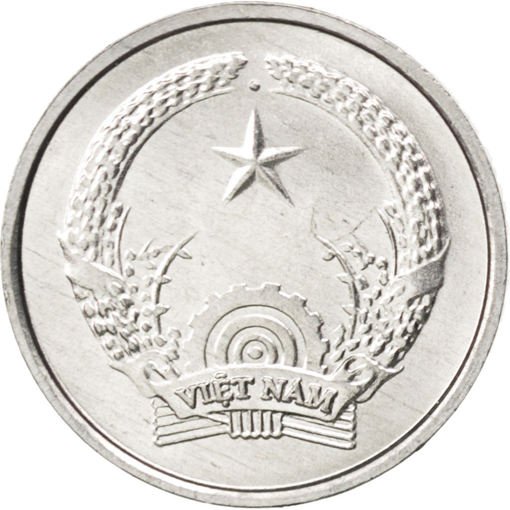 VIET NAM, Hao, 1976, KM #11, MS(63), Aluminum, 1.06