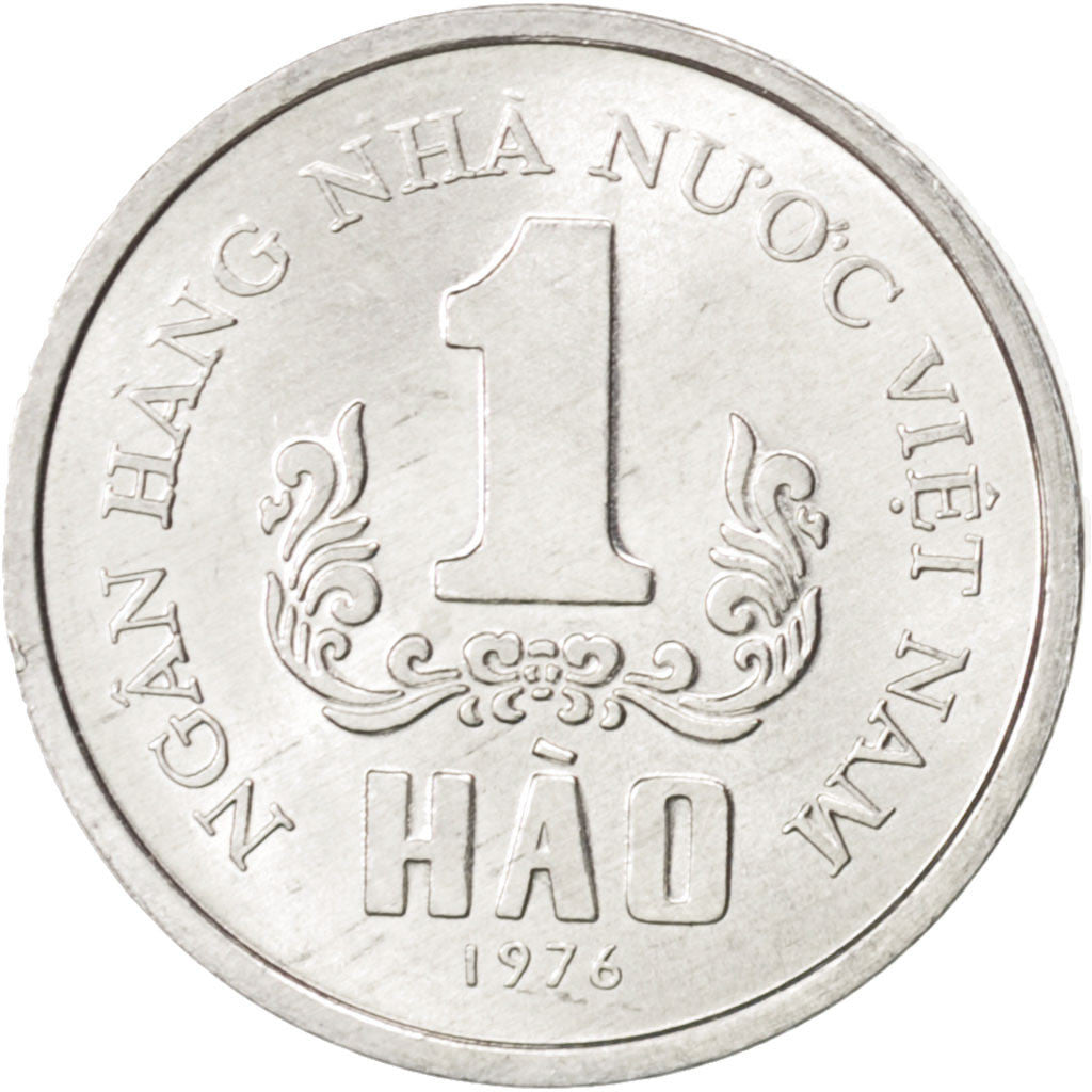 VIET NAM, Hao, 1976, KM #11, MS(63), Aluminum, 1.06