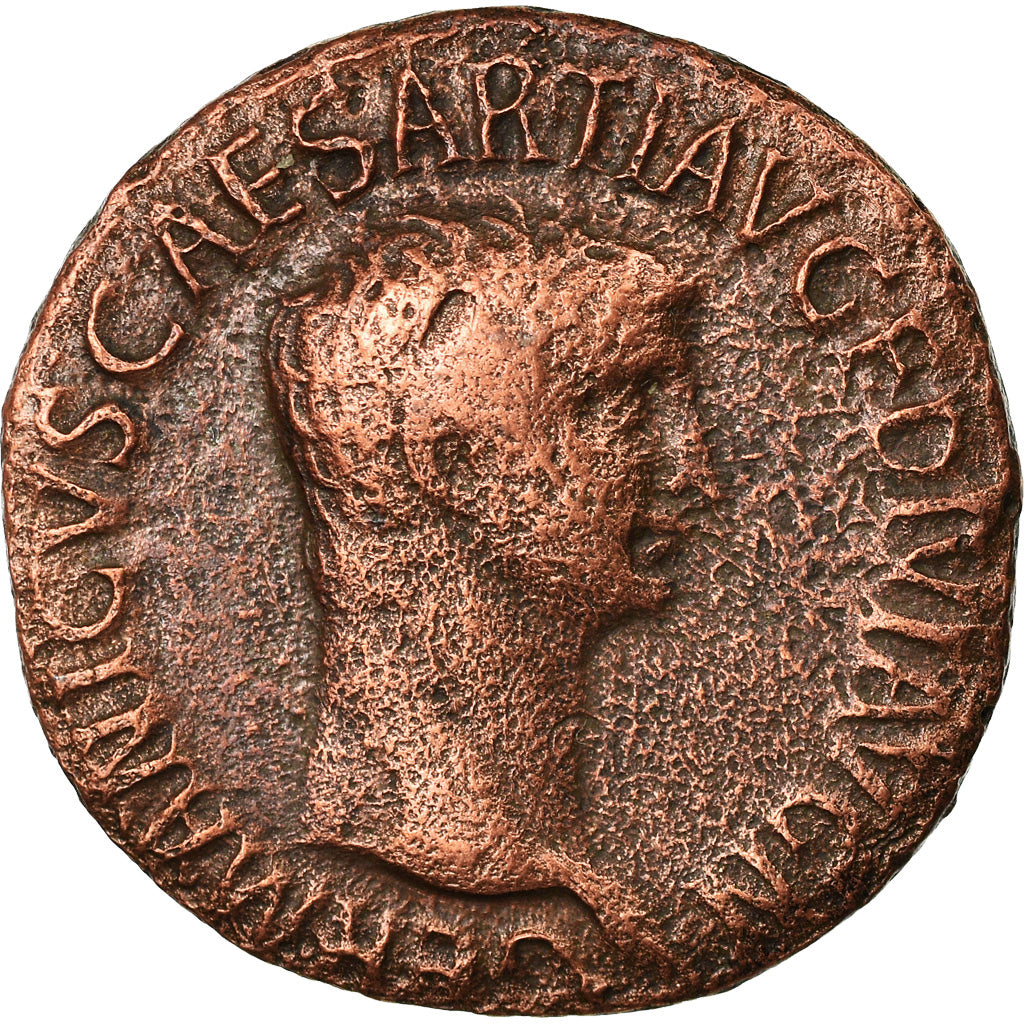 Coin, Germanicus, As, Roma, VF(30-35), Bronze, RIC:106