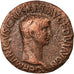 Moneda, Germanicus, As, Roma, BC+, Bronce, RIC:106