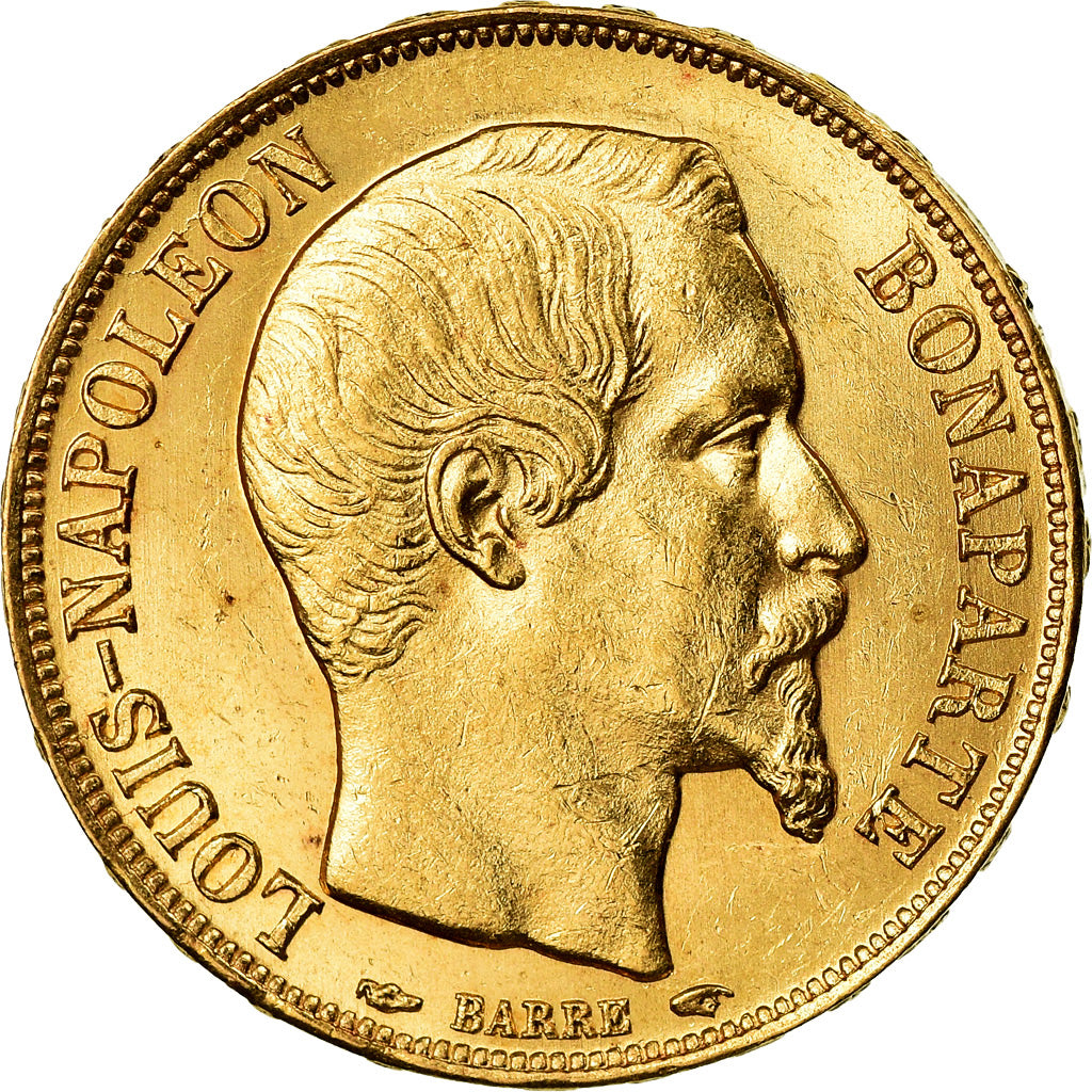 Münze, Frankreich, 20 Francs, 1852, Paris, UNZ, Gold, Gadoury:1060