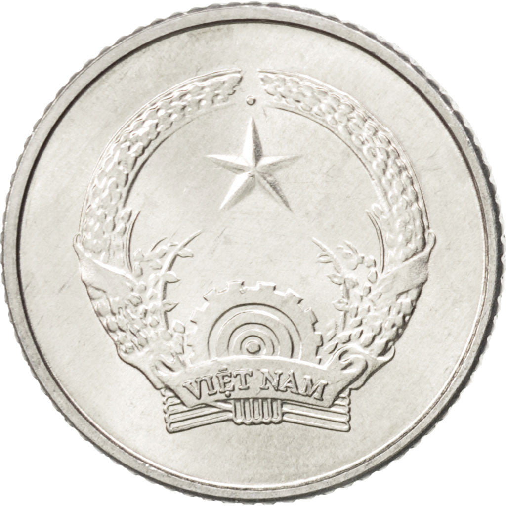 VIET NAM, 5 Hao, 1976, KM #13, MS(63), Aluminum, 1.81