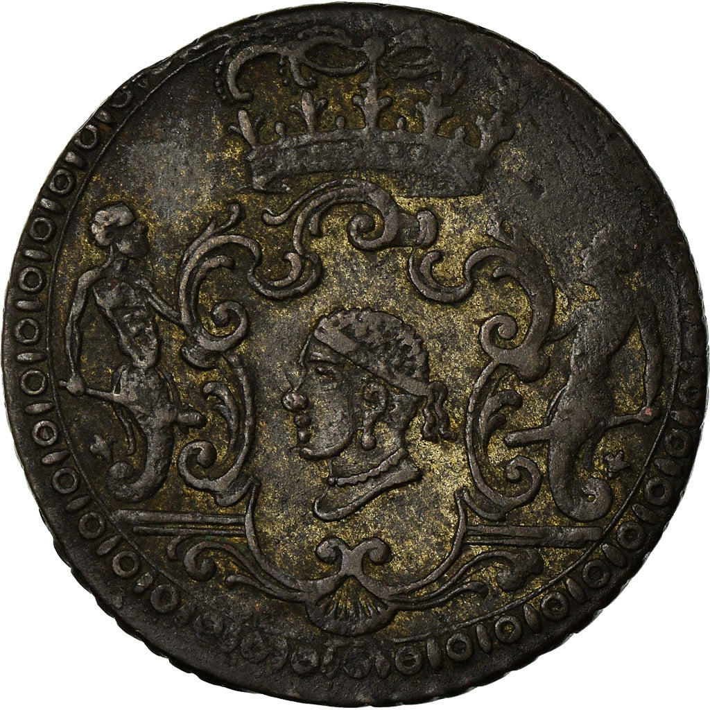 Moneta, DEPARTAMENTY WŁOSKIE, CORSICA, General Pasquale Paoli, 4 Soldi