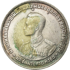 Münze, Thailand, Rama IX, 20 Baht, 1963, SS+, Silber, KM:86