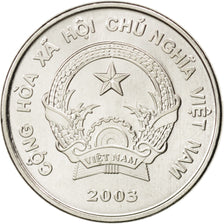 Munten, Viëtnam, SOCIALIST REPUBLIC, 500 Dông, 2003, UNC-, Nickel Clad Steel