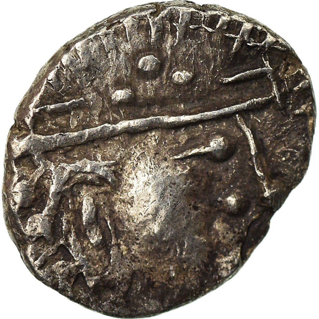 Coin, Śri Yashaaditya, Obol, 6TH CENTURY, Hunnic Tribes, VF(30-35), Silver