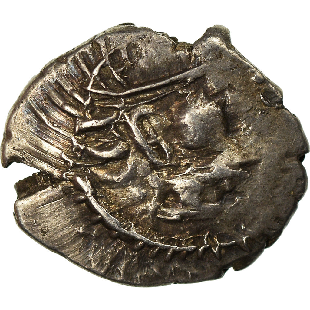 Münze, Śri Yashaaditya, Obol, 6TH CENTURY, Hunnic Tribes, S+, Silber