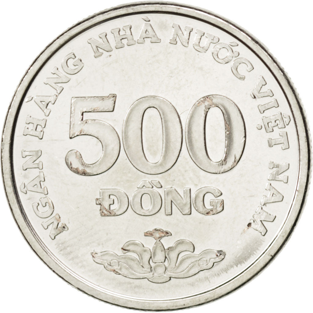 Moneda, Vietnam, SOCIALIST REPUBLIC, 500 Dông, 2003, SC, Níquel recubierto de