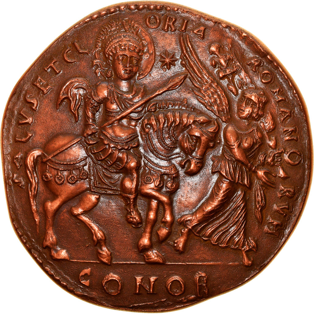 France, Medal, Reproduction, Solidus, Justinien, History, 1972, MS(63), Copper