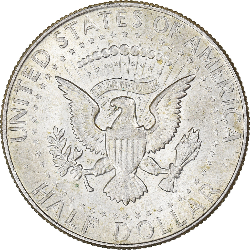Coin, United States, Kennedy, Half Dollar, 1968, Denver, AU(50-53), Silver