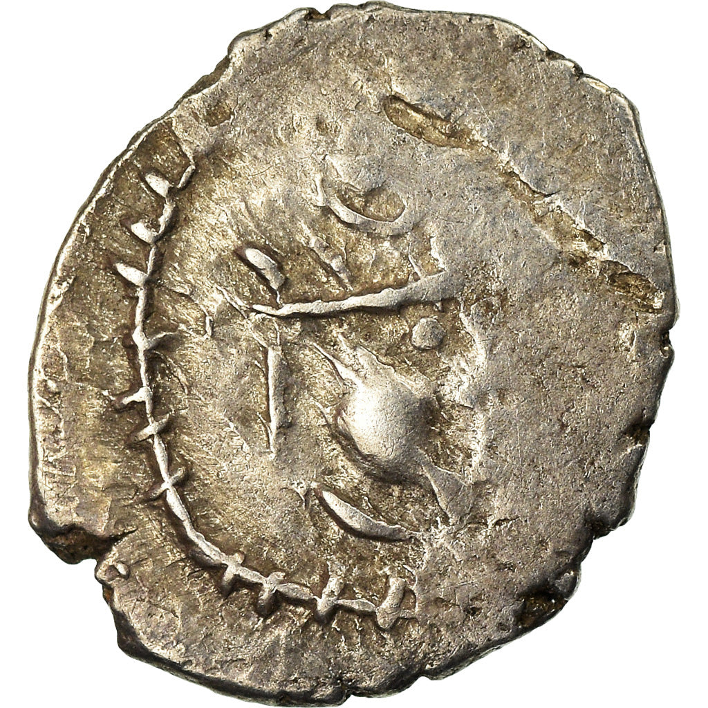 Münze, Śri Yashaaditya, Obol, 6TH CENTURY, Hunnic Tribes, S+, Silber