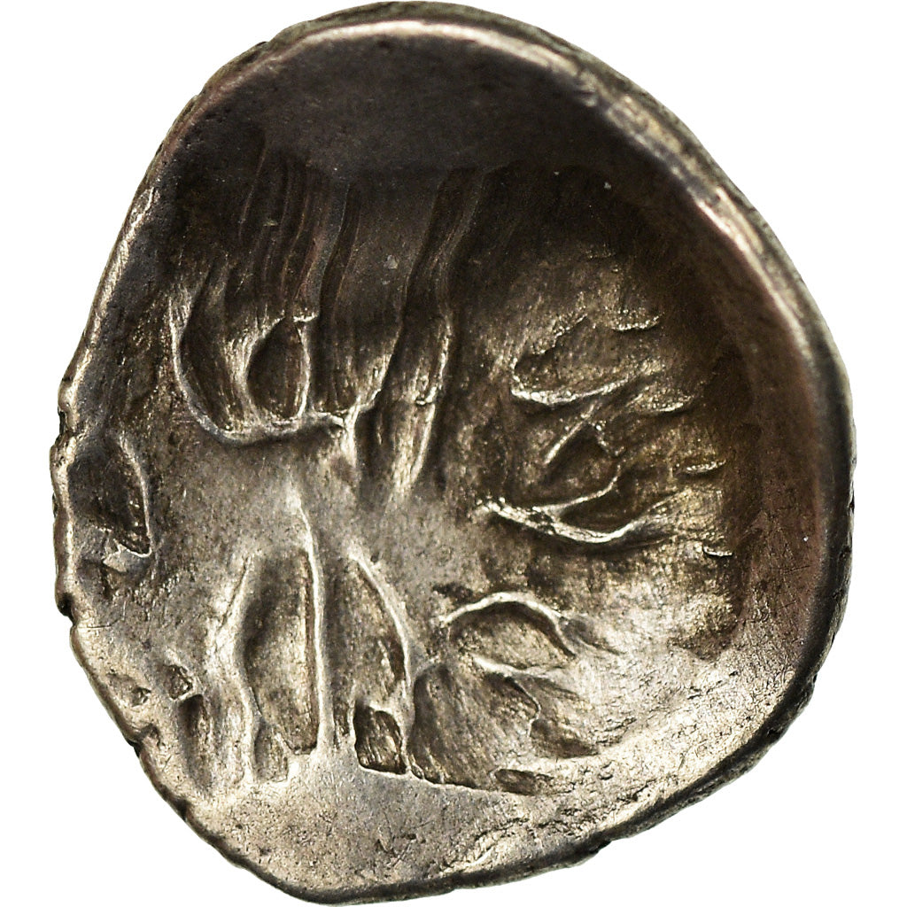 Münze, Śri Yashaaditya, Obol, 6TH CENTURY, Hunnic Tribes, S+, Silber
