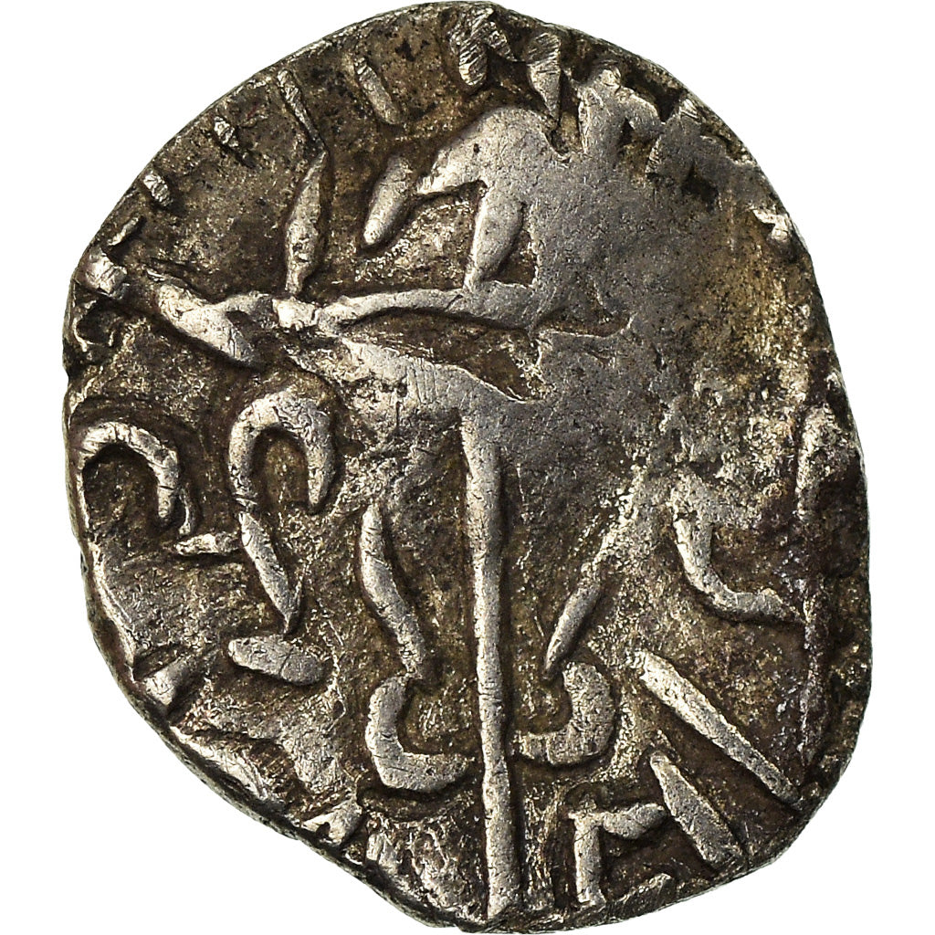 Moneta, Śri Yashaaditya, Obol, 6TH CENTURY, Hunnic Tribes, BB, Argento