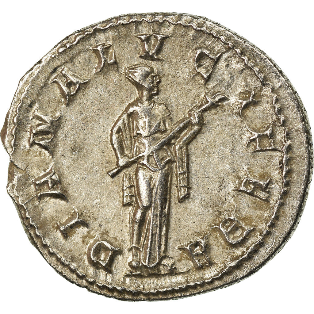 Coin, Gordian III, Denarius, Rome, MS(63), Silver, RIC:127