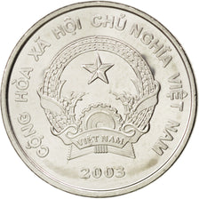 Munten, Viëtnam, SOCIALIST REPUBLIC, 500 Dông, 2003, UNC-, Nickel Clad Steel