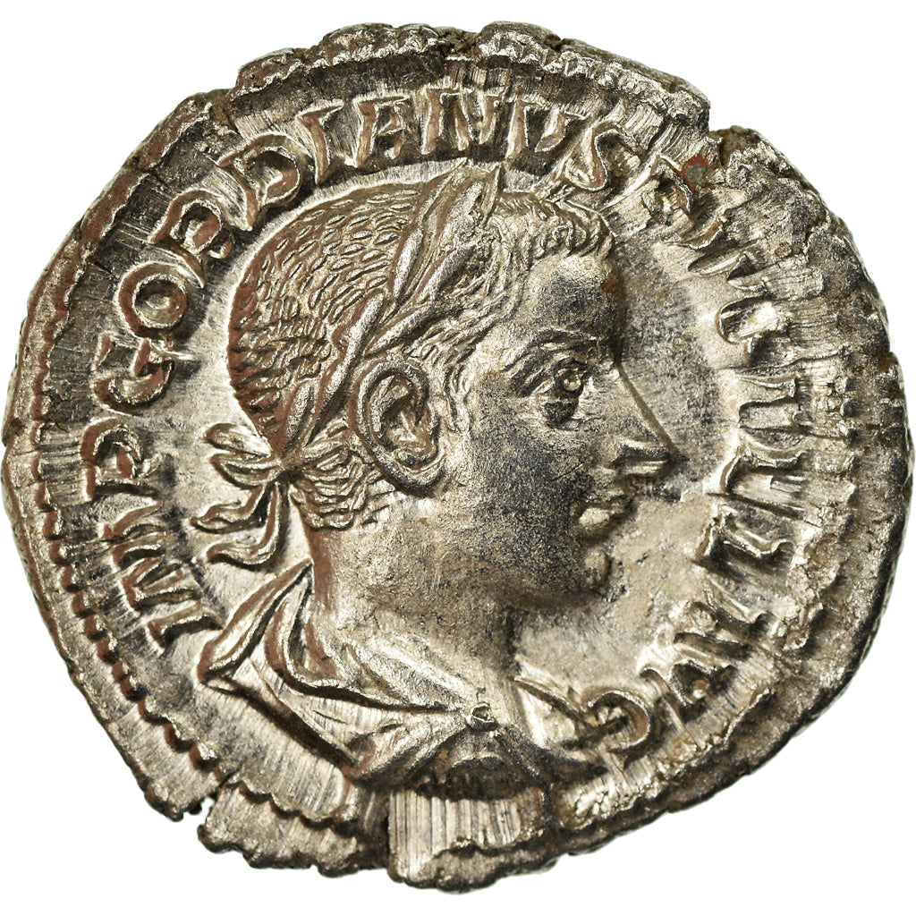 Coin, Gordian III, Denarius, Rome, MS(63), Silver, RIC:127