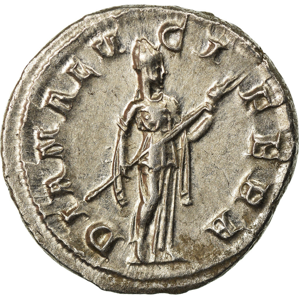 Coin, Gordian III, Denarius, Rome, MS(63), Silver, RIC:127