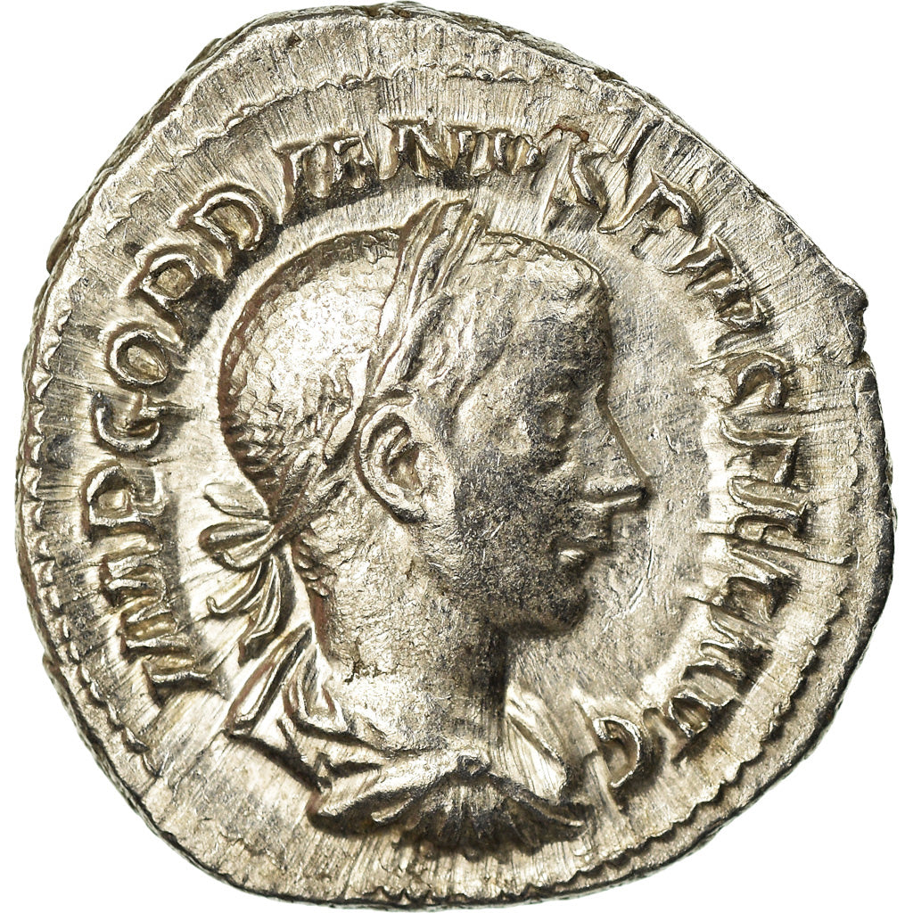 Münze, Gordian III, Denarius, Roma, VZ+, Silber, Cohen:186