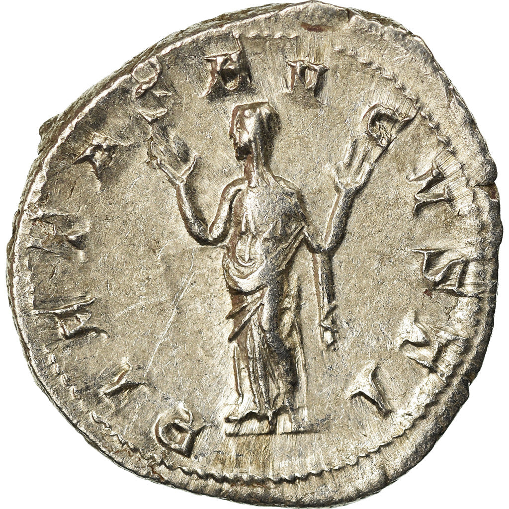 Münze, Gordian III, Denarius, Roma, VZ+, Silber, Cohen:186