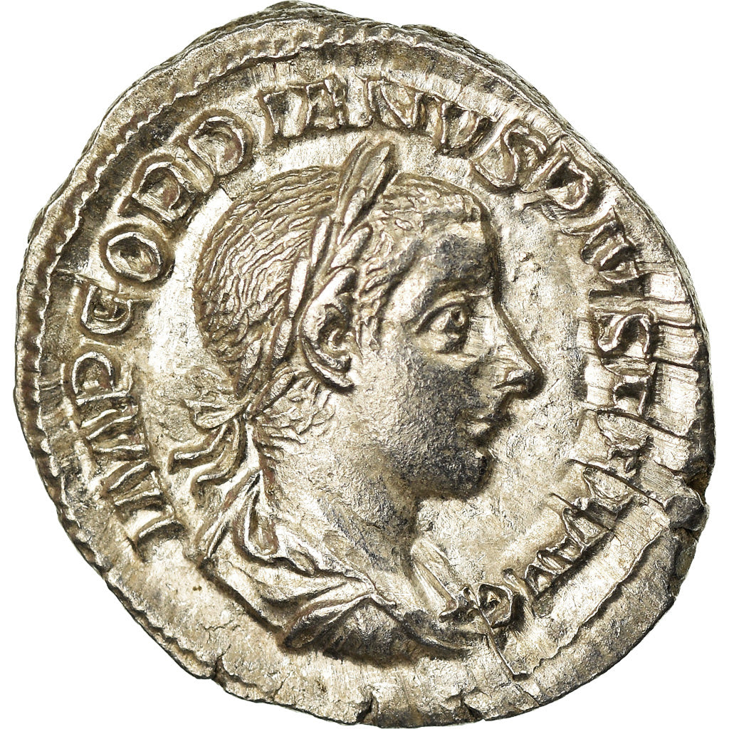 Moneta, Gordian III, Denarius, Roma, SPL, Argento, Cohen:186