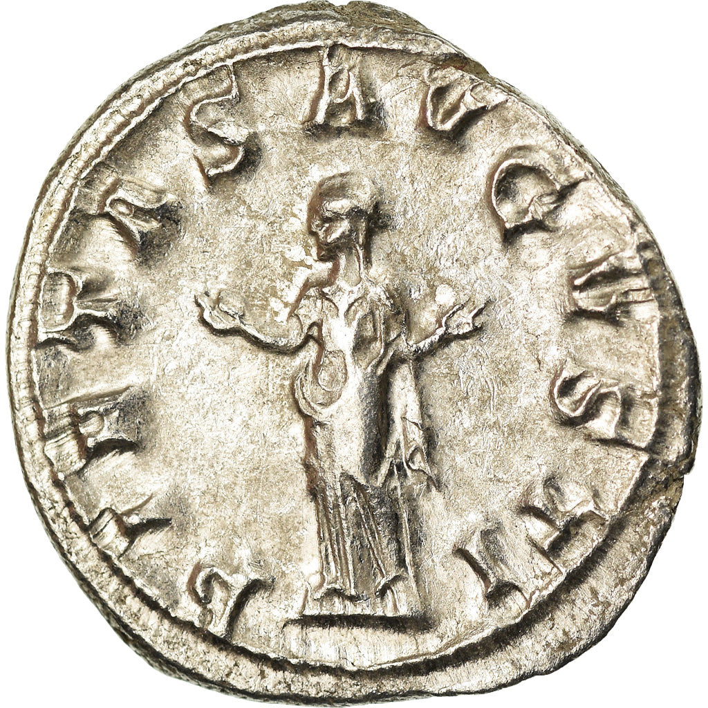 Moneta, Gordian III, Denarius, Roma, SPL, Argento, Cohen:186