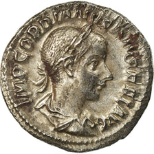 Coin, Gordian III, Denarius, Roma, MS(63), Silver, Cohen:186