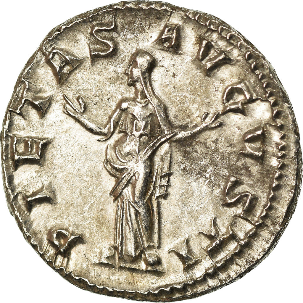 Coin, Gordian III, Denarius, Roma, MS(63), Silver, Cohen:186