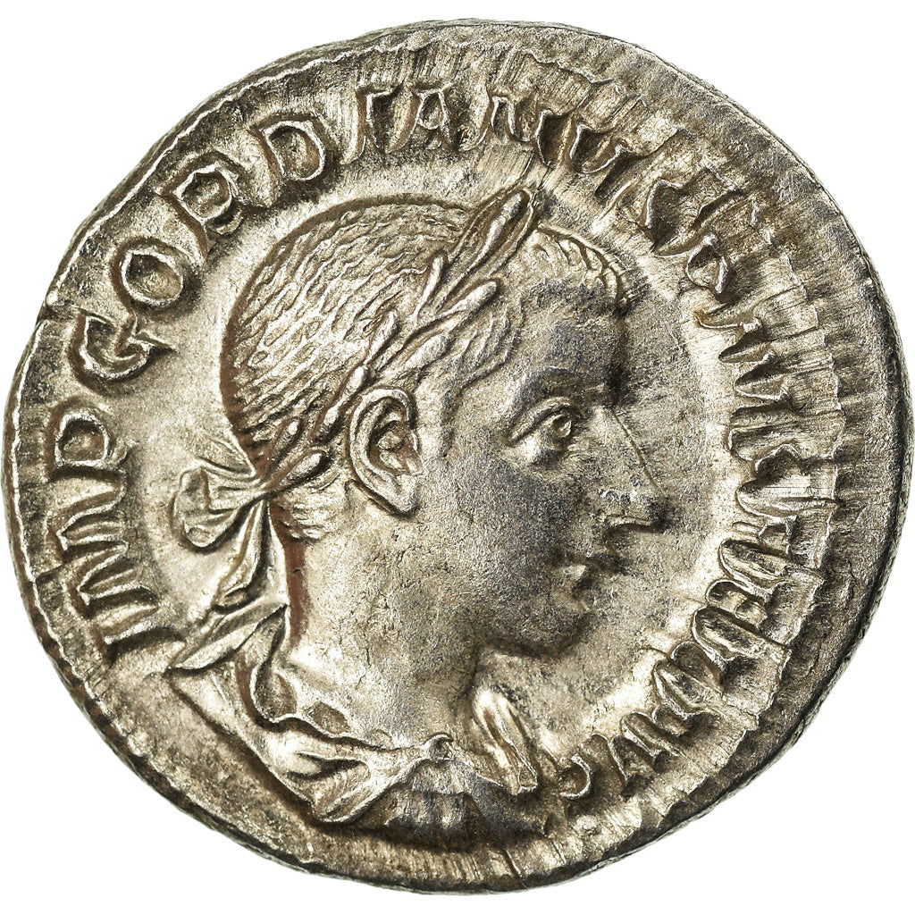 Coin, Gordian III, Denarius, Rome, MS(63), Silver, Cohen:325