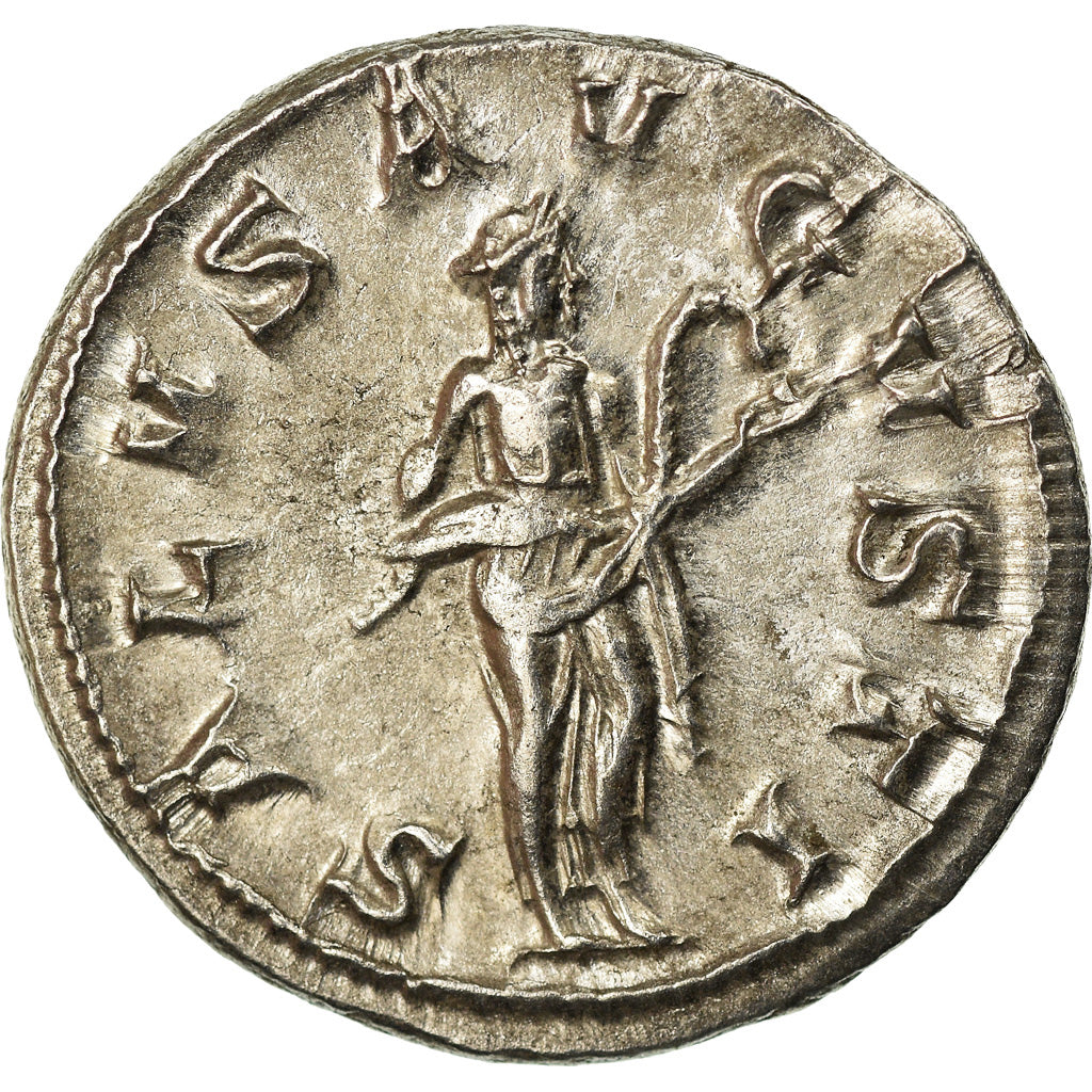 Coin, Gordian III, Denarius, Rome, MS(63), Silver, Cohen:325