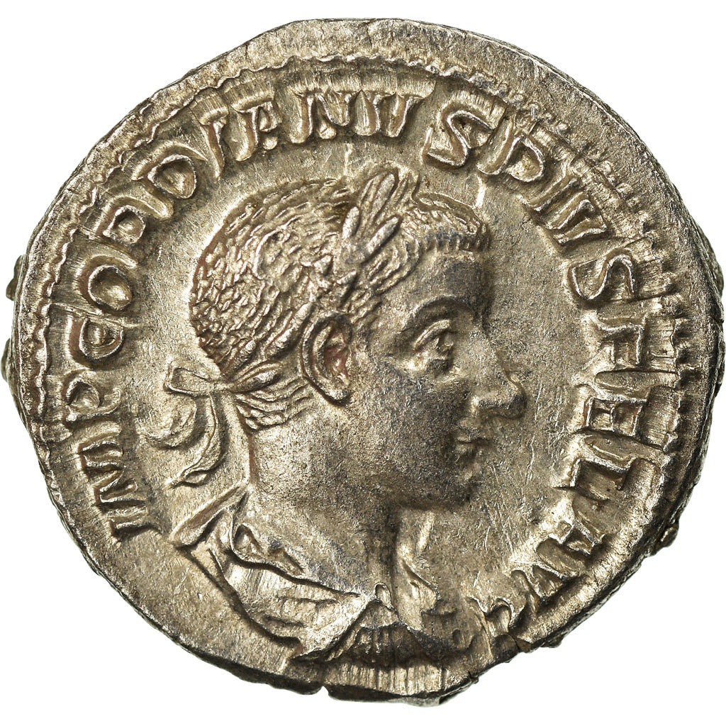 Münze, Gordian III, Denarius, Rome, UNZ, Silber, Cohen:325