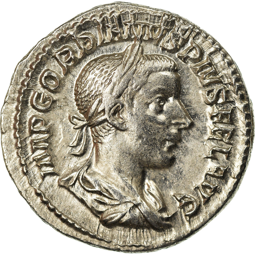 Coin, Gordian III, Denarius, Rome, MS(63), Silver, Cohen:304