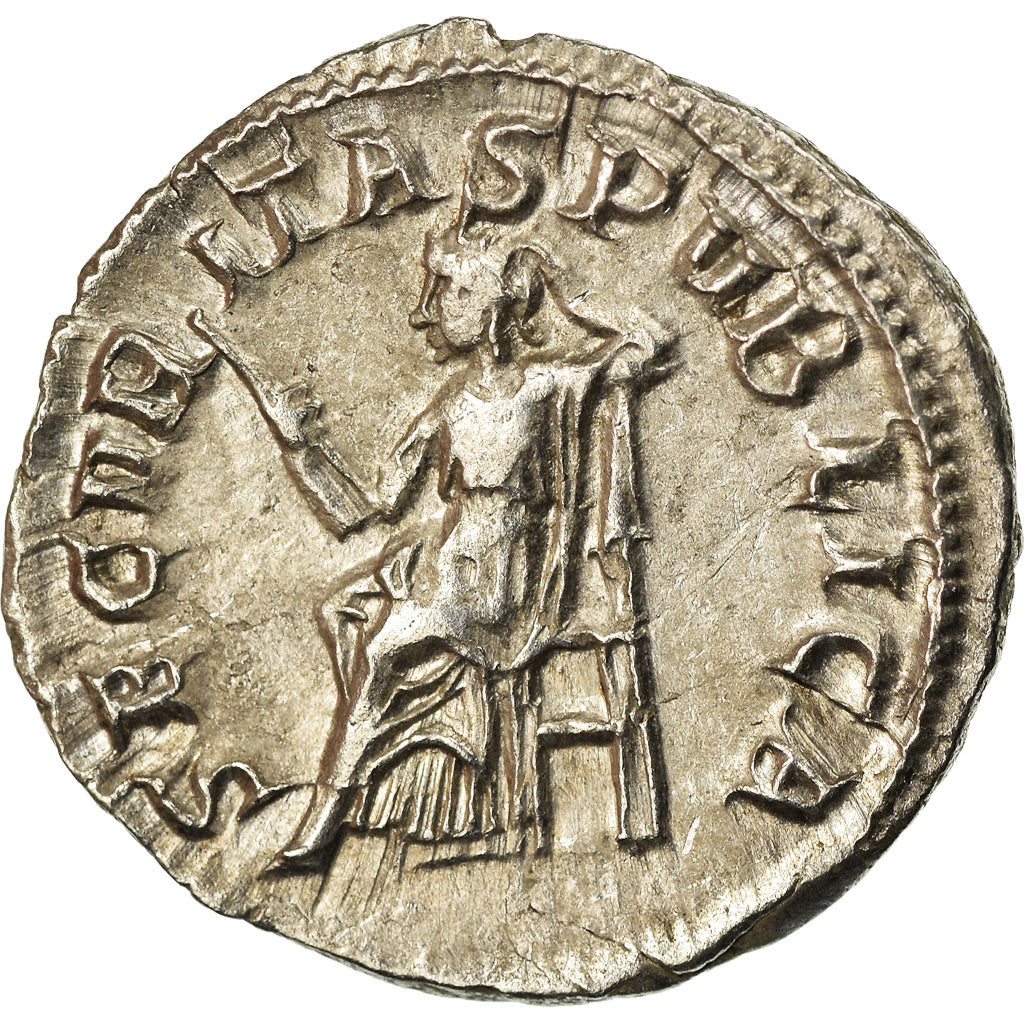 Coin, Gordian III, Denarius, Rome, MS(63), Silver, Cohen:304