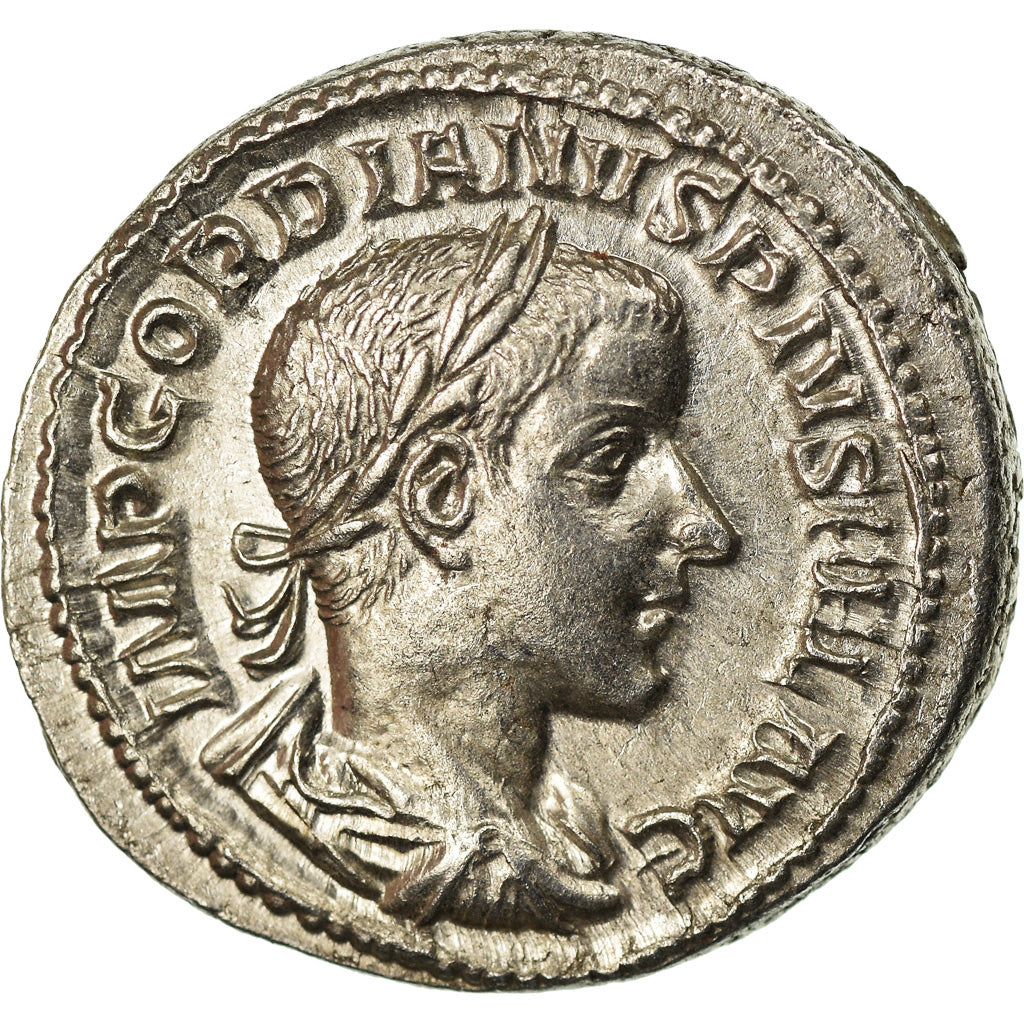 Münze, Gordian III, Denarius, 241, Roma, UNZ, Silber, RIC:131