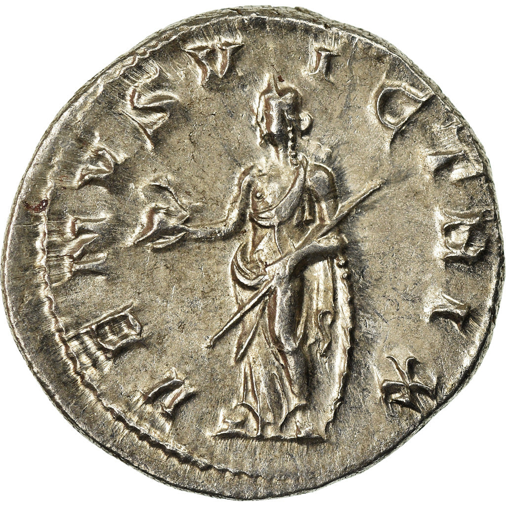 Coin, Gordian III, Denarius, 241, Roma, MS(63), Silver, RIC:131