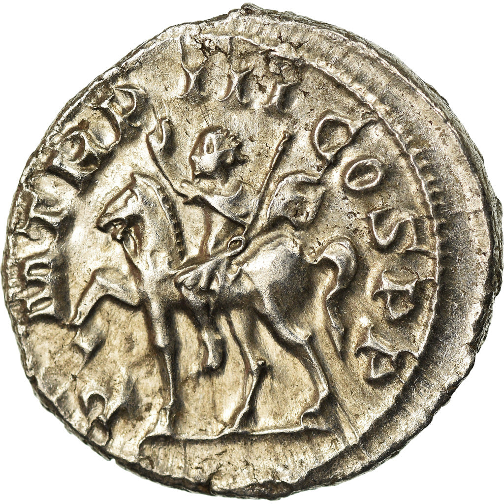 Münze, Gordian III, Denarius, Roma, VZ+, Silber, Cohen:234