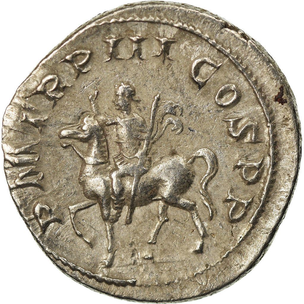 Moneta, Gordian III, Denarius, Roma, SPL, Argento, Cohen:234