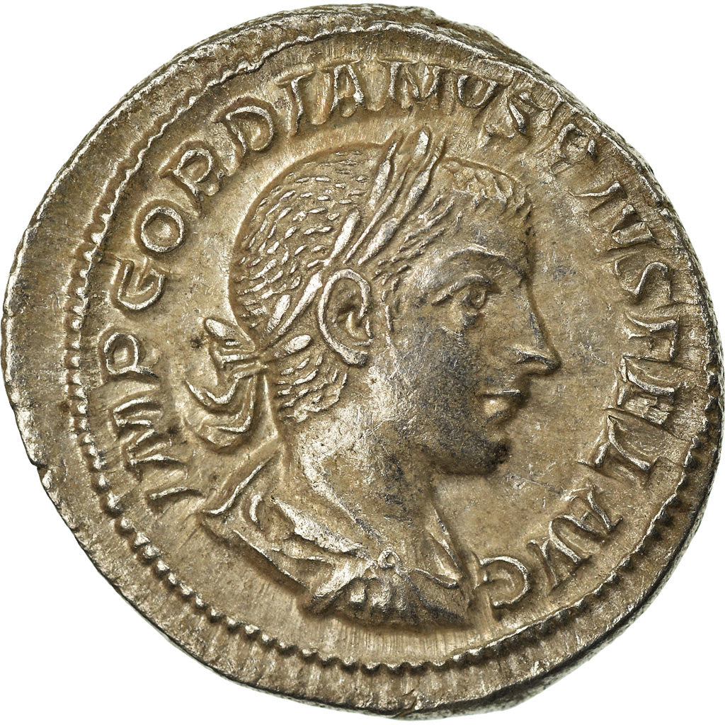 Moneta, Gordian III, Denarius, Roma, SPL, Argento, Cohen:234