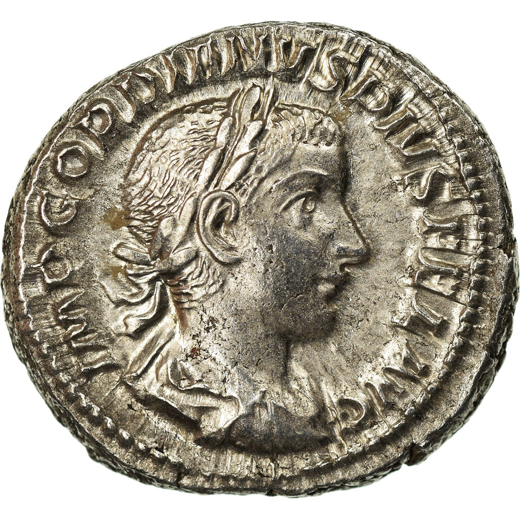 Moneta, Gordian III, Denarius, Roma, SPL, Argento, Cohen:234