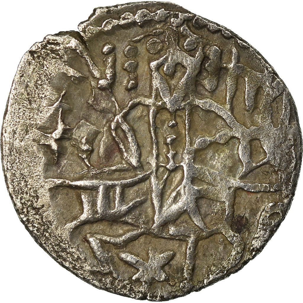 Munten, Alexis IV Comnène, Asper, 1417-1429, FR+, Zilver, Sear:2641