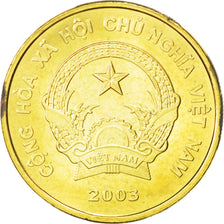Coin, Viet Nam, SOCIALIST REPUBLIC, 2000 Dông, 2003, MS(63), Brass plated