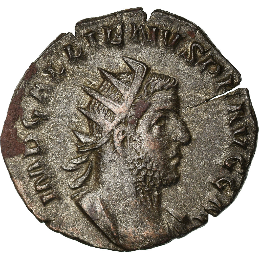 Moneta, Gallienus, Antoninianus, Rome, BB+, Biglione, RIC:186