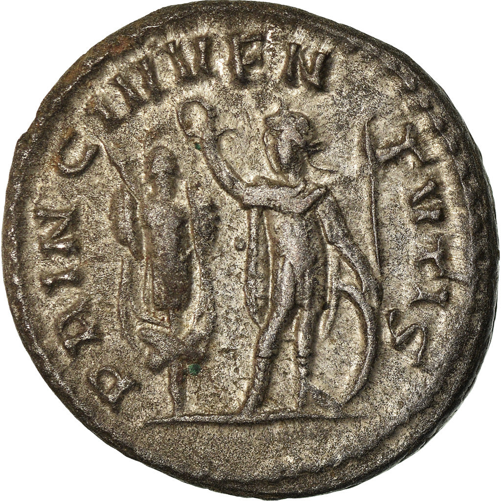 Moneda, Valerian II, Antoninianus, Antioch, Fully silvered, EBC, Vellón, RIC:49