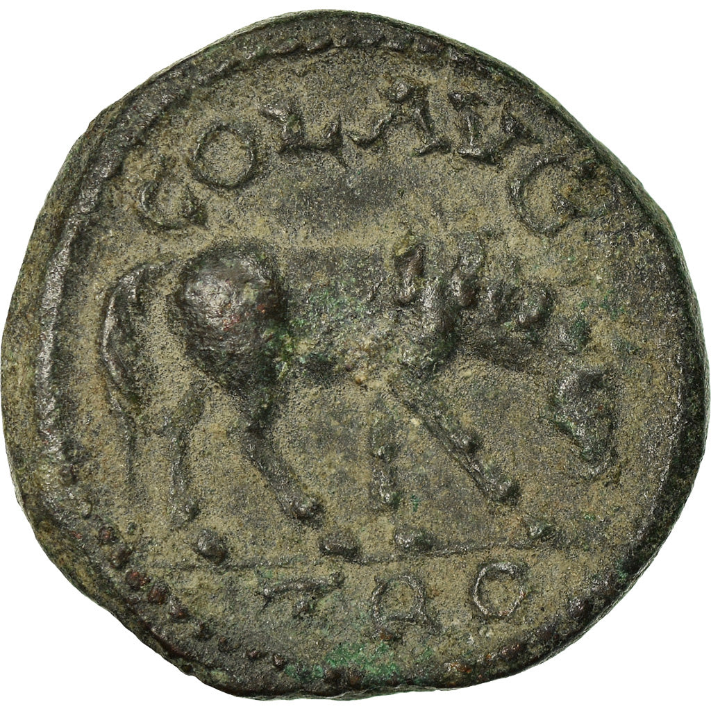 Moneta, Troja, Valerian I, Bronze Æ, Alexandria, AU(50-53), Bronze, BMC:160